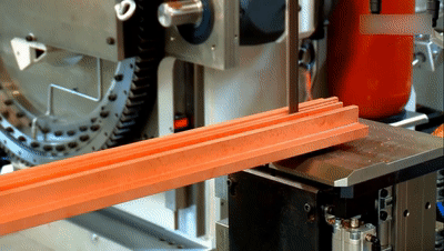 庫卡機器人切割銅桿